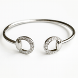 Ascada eggbutt cuff with diamonds