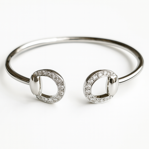 Ascada eggbutt cuff with diamonds