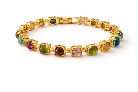 Tourmaline tennis bracelet