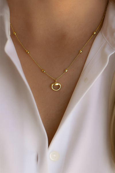 Paloma charm necklace