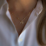 Paloma charm necklace